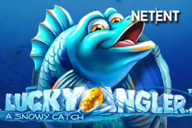 Lucky Angler: A Snowy Catch